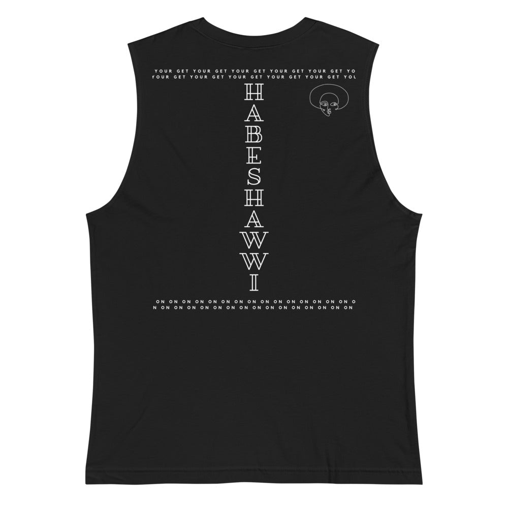 Habeshawwi Menu Muscle Shirt | Habesha Sweats | Habeshawwi