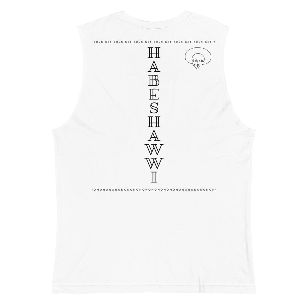 Habeshawwi Menu Muscle Shirt | Habesha Sweats | Habeshawwi
