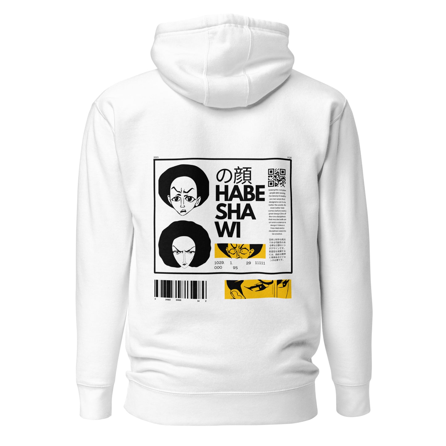 Face Of Habeshawwi Unisex Light Color Hoodie